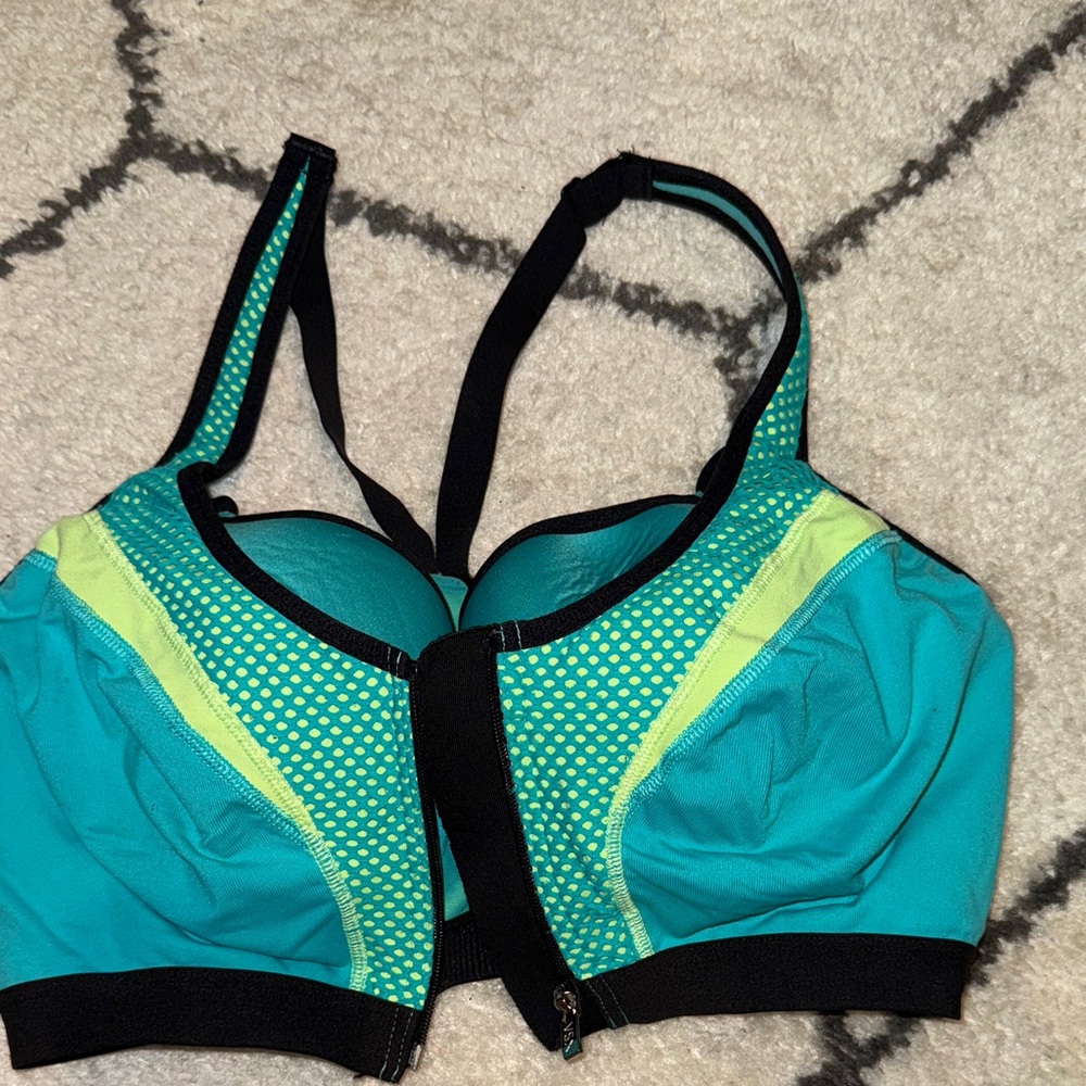 VSX Teal and Lime Sports Bra